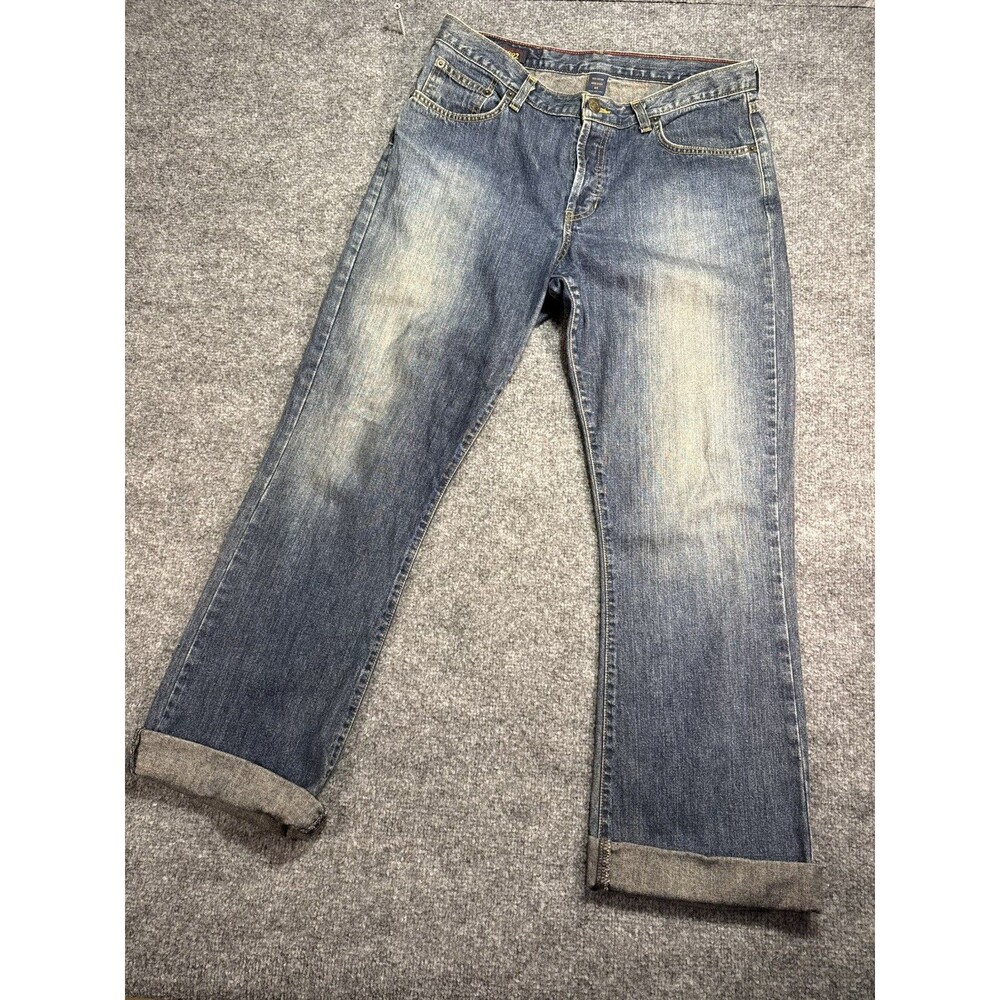 Vintage Abercrombie & Fitch Boot Jeans Womens 8R Button Fly Made USA Y2K